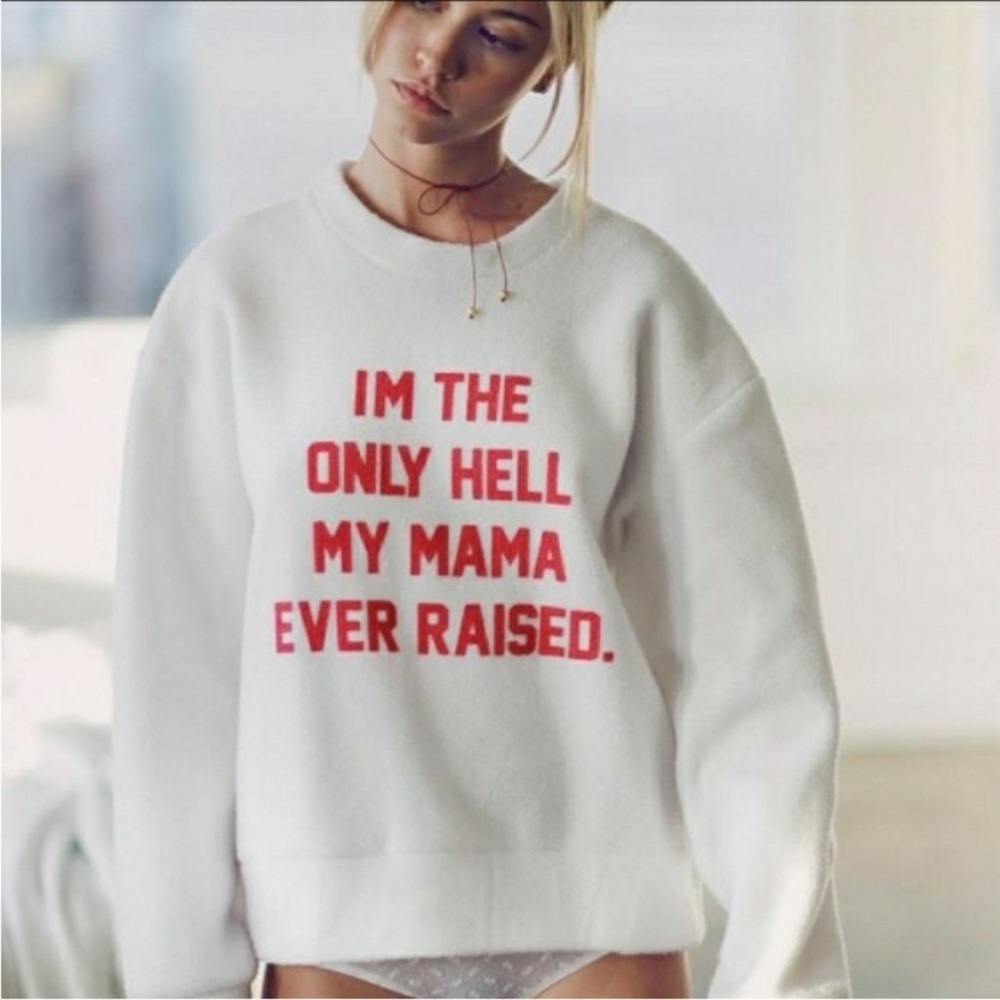 Daydream Nation The Only Hell Pullover you were born to be wild, babe. NWT